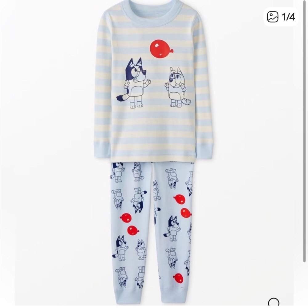 Hanna Andersson Kids Bluey pajama set